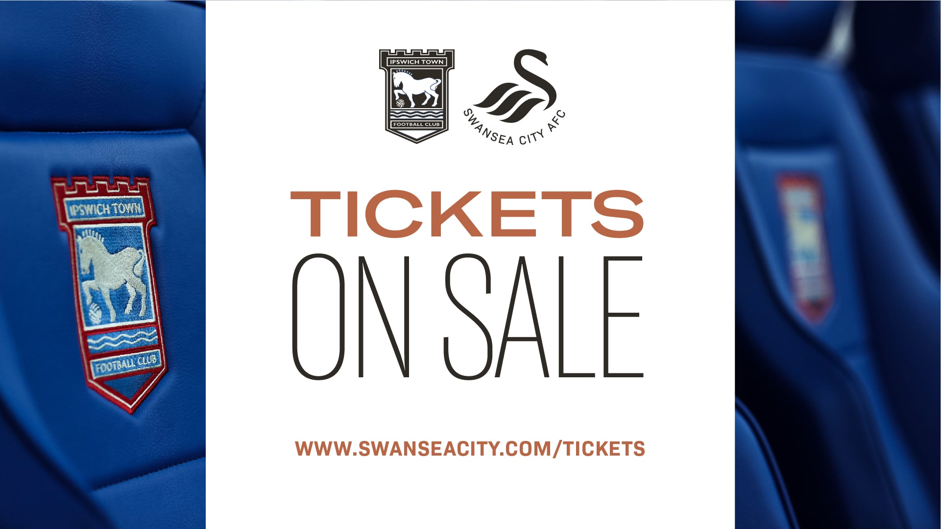 Tickets on sale for Ipswich Town away fixture Swansea